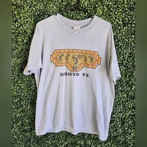 Mens Large Santa Fe Kokopelli Tshirt